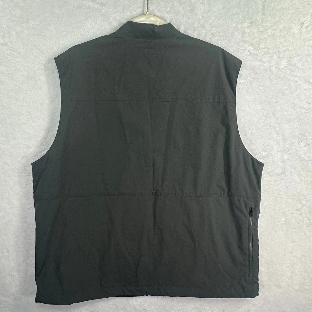 Roundtree & Yorke‎ TravelSmart Utility Vest Mens XL Gray Multi-Pocket Full Zip